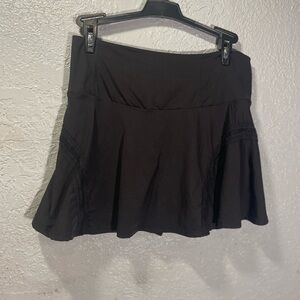 Black Flared Skort athletic